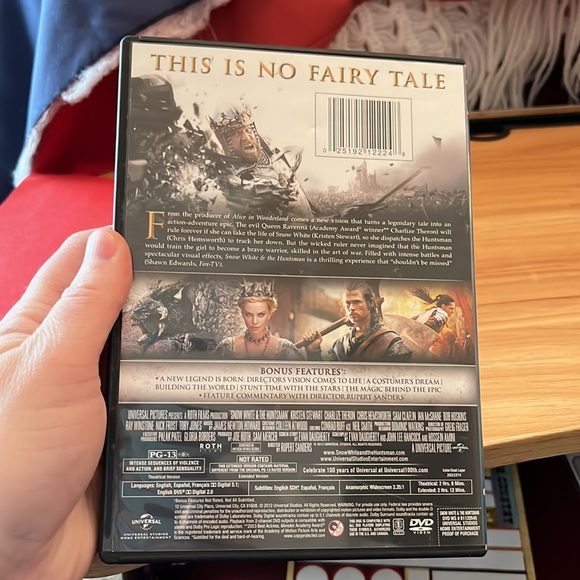 DVD, Snow White & The Huntsman, Good Condition - Picture 2 of 5